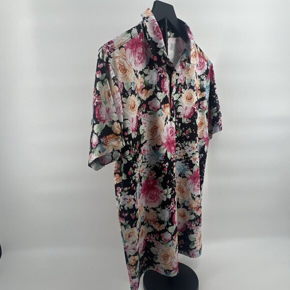 Bad Birdie Golf Polo Shirt Mens Floral Colorful Athletic Stretch Small S LNC - Picture 5 of 12